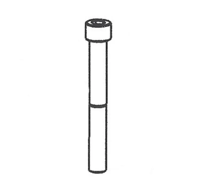 1/4-28 × 2" Socket Head Cap Screw – Zinc-Plated 1