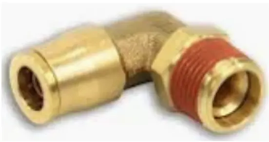 1/4" Push-To-Connect Tube To 3/8" M.Npt 90° Swivel Fitting 1