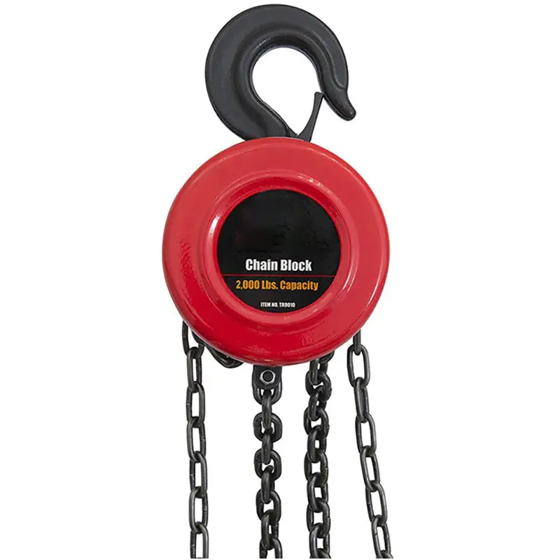 1-Ton Manual Chain Block Hoist With 3-Meter Lifting Capacity 1
