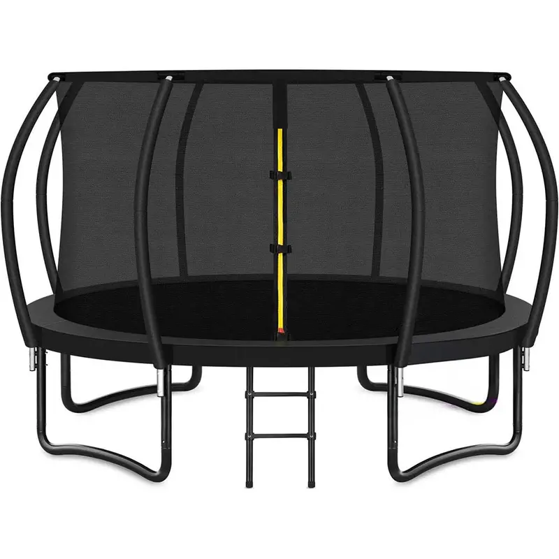 10-Foot Family-Sized Trampoline With Weather-Resistant Frame 1