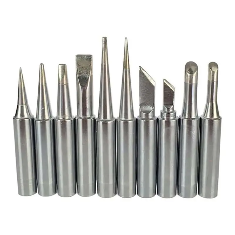 10-Pack Replacement Soldering Iron Tips For Hakko Rework Stations (T12 Series Compatible) 1