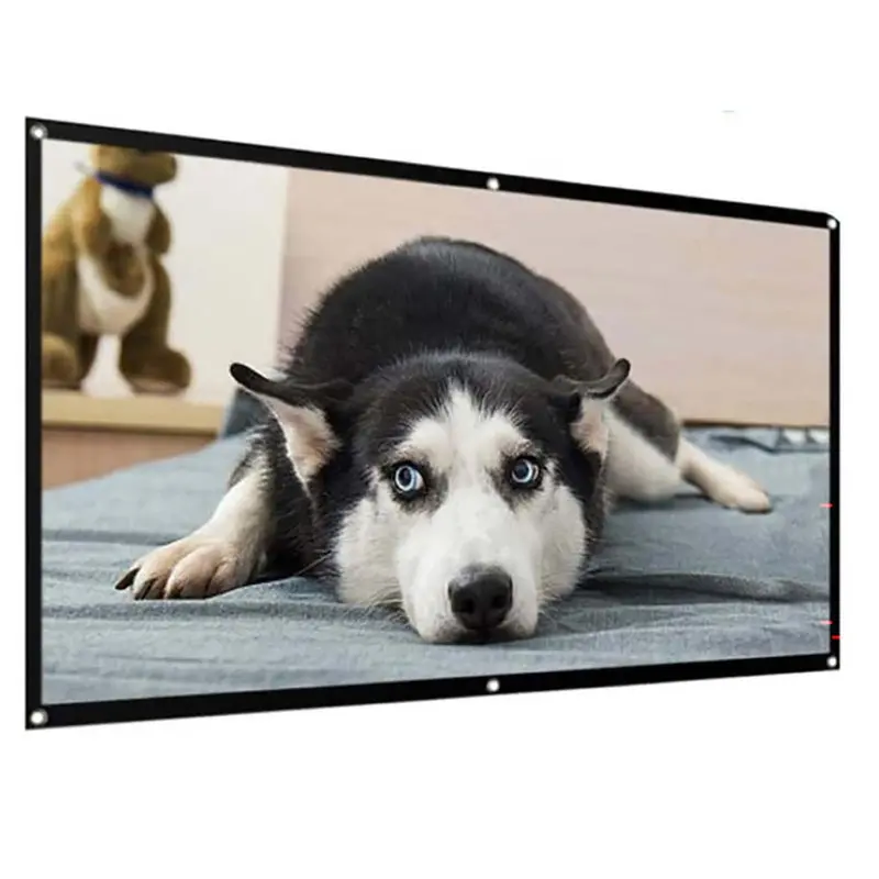 100-Inch 16:9 Projection Screen For Home Theater And Outdoor Use 1
