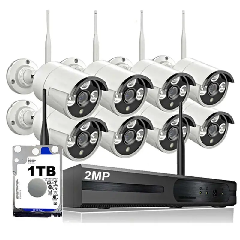 1080P Wireless Security Camera System – 4-Camera Hd Kit With Night Vision 1