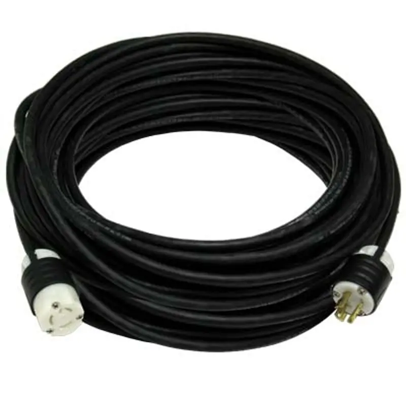 110-Foot Electrical Extension Cord With Standard Twist-Lock Connectors (Pirate Brand) 1