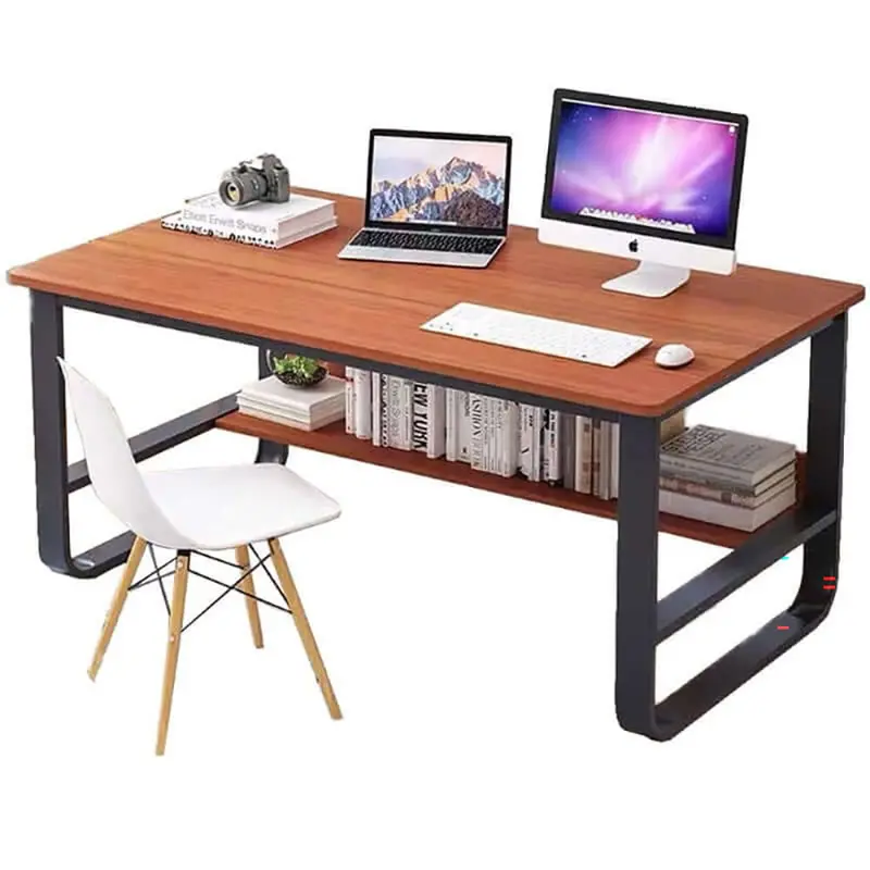 120-Centimeter Home Office Desk – White Finish 1