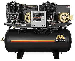 120-Gallon Dual-Stage Electric Duplex Compressor - Acd-23175-120Hm 1