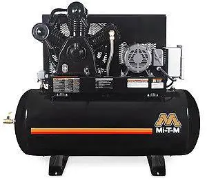 120-Gallon Dual-Stage Electric Simplex Compressor - Aes-20315-120Hm 1