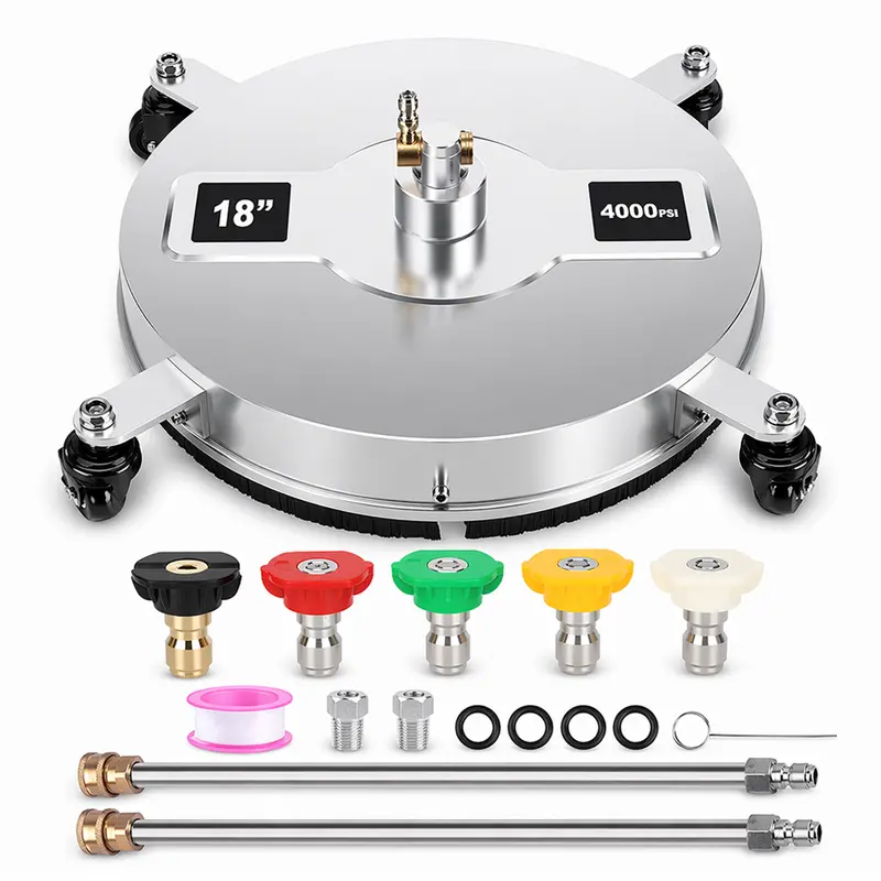 18-Inch Pressure Washer Surface Cleaner Kit With Accessories 1