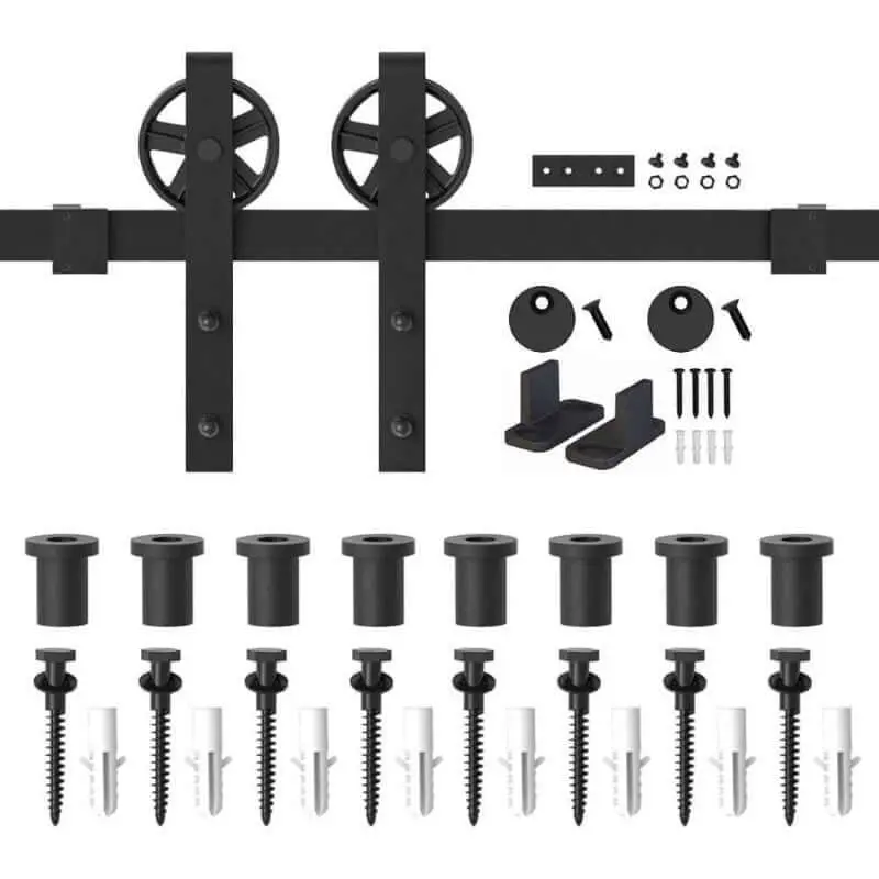 2.3-Meter Barn Door Sliding Hardware Kit – Space-Saving Design 1