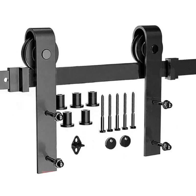 2.3-Meter Low-Profile Barn Door Hardware For Modern Interiors 1