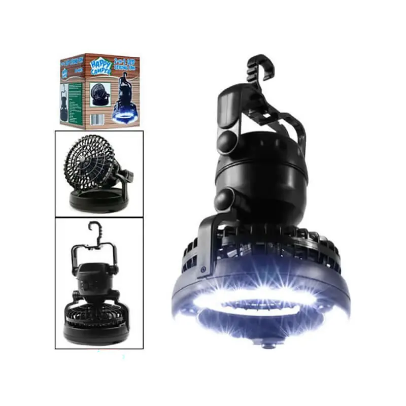 2-In-1 Camping Lantern With Integrated Ceiling Fan And Usb Charging 1