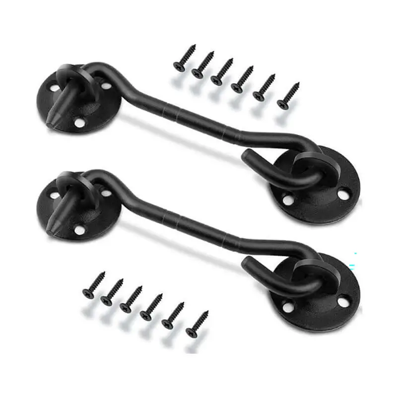 2-Pack Privacy Hooks For Barn Doors – 2-Inch And 4-Inch Options 1