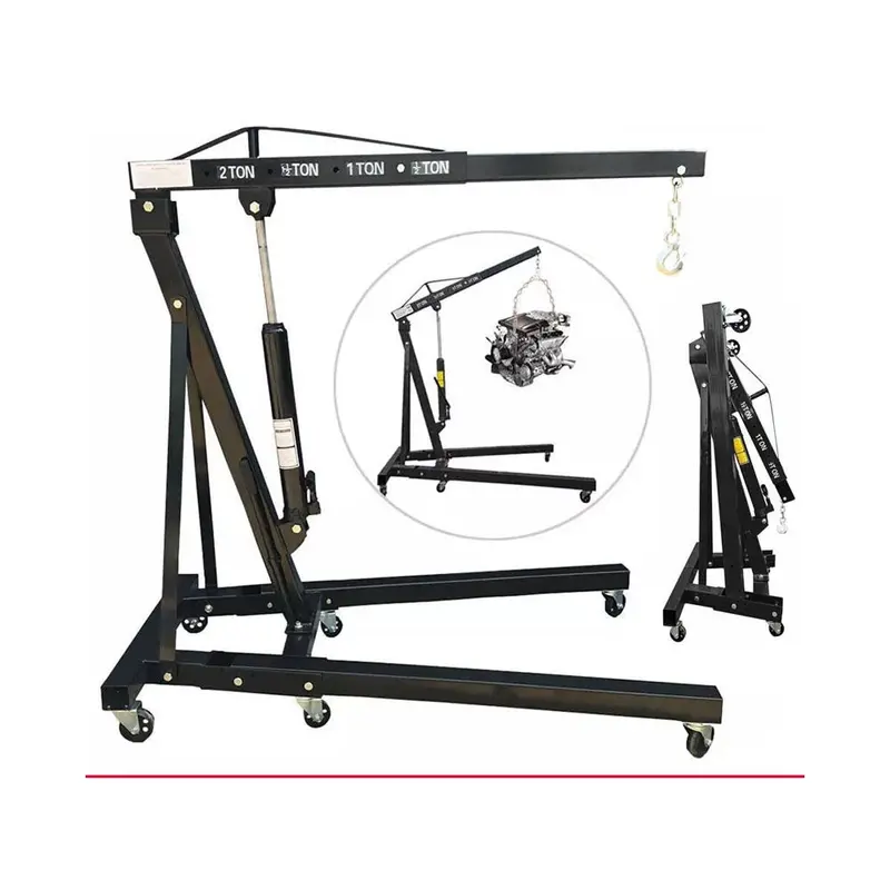 2-Ton Heavy-Duty Hydraulic Engine Hoist For Automotive Workshops 1