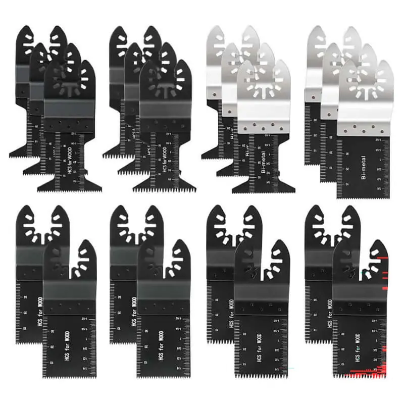 20-Piece Multi-Material Oscillating Tool Blade Assortment 1