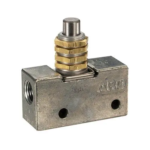 200 Series Circuit Valve — 1/8" Npt Ports, Straight Plunger Actuator 1