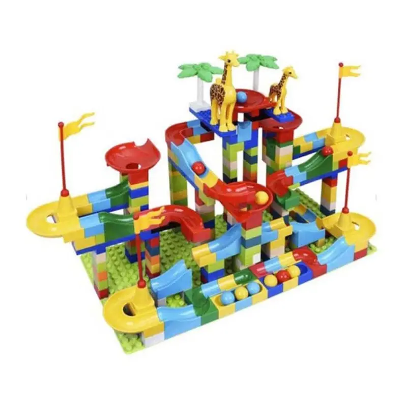 256-Piece Marble Run Construction Set – Stem Building Toy 1