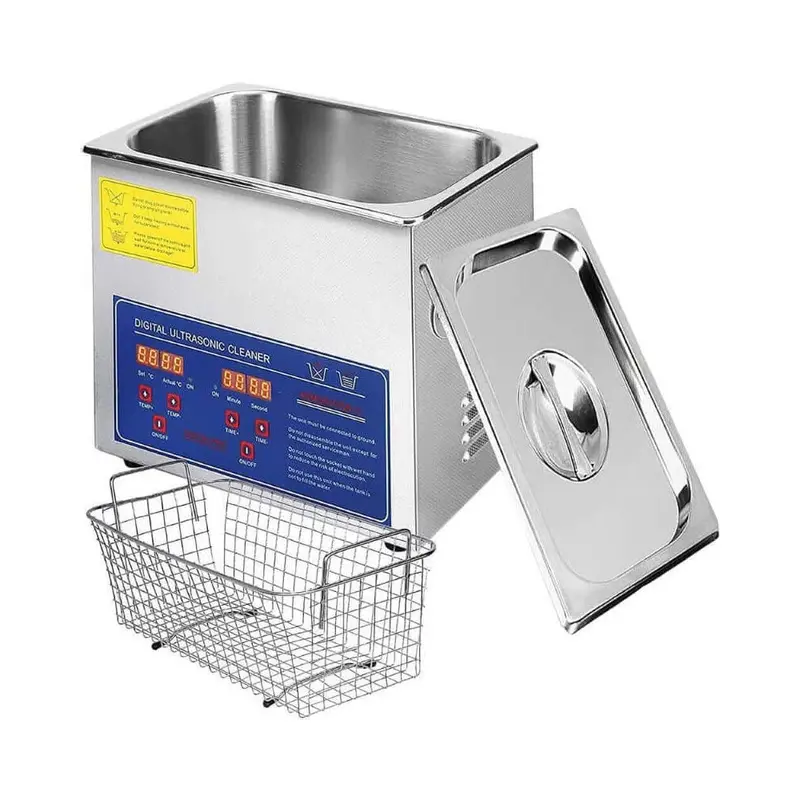 3-Liter Heated Ultrasonic Jewelry Cleaner With Digital Timer 1