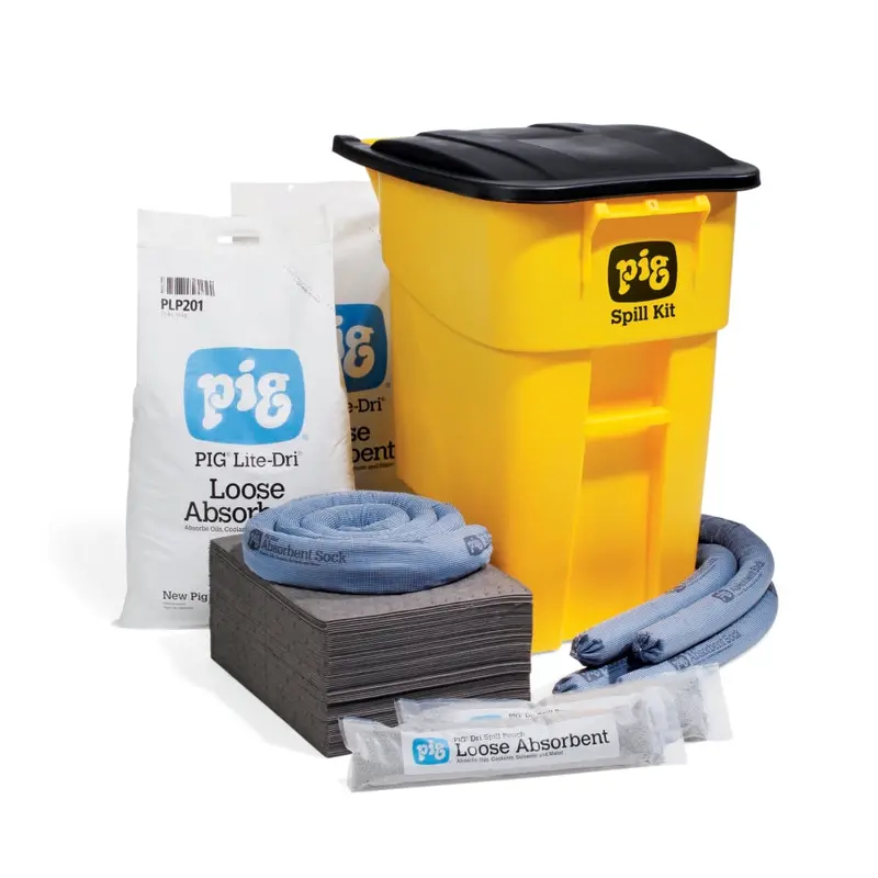 37-Gallon Universal Spill Containment Kit With High-Visibility Mobile Drum 1