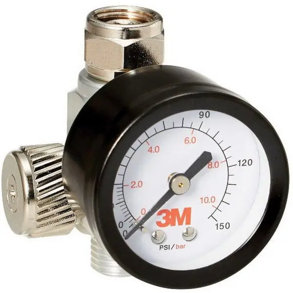 3M Accuspray™ 16573 Regulator & Air Flow Control Valve – 1/4"–19 Tpi 1
