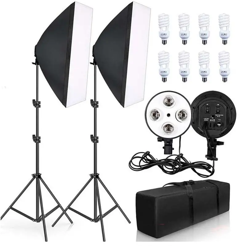 4-Light Photography Studio Lighting Kit For Professional Portraits 1