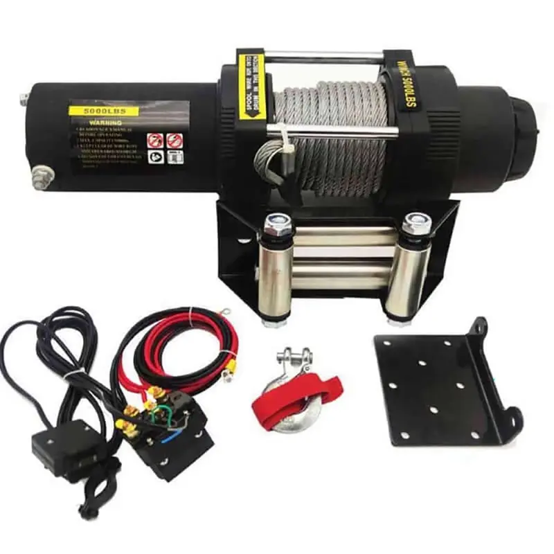 5000-Pound Electric Winch For Trailers, Atvs, And Recovery 1