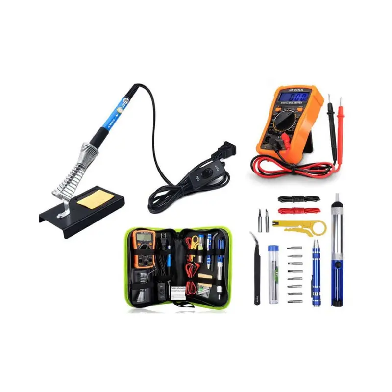 60W Adjustable Temperature Soldering Iron Kit With Accessories 1