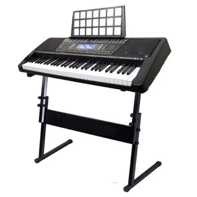 61-Key Electronic Keyboard Piano With Z-Style Adjustable Stand 1