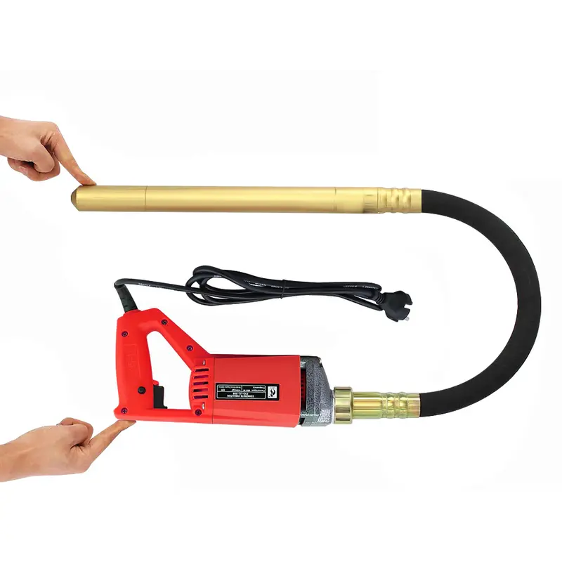 850W Portable Concrete Mixer With Flexible Hose For On-Site Use 1
