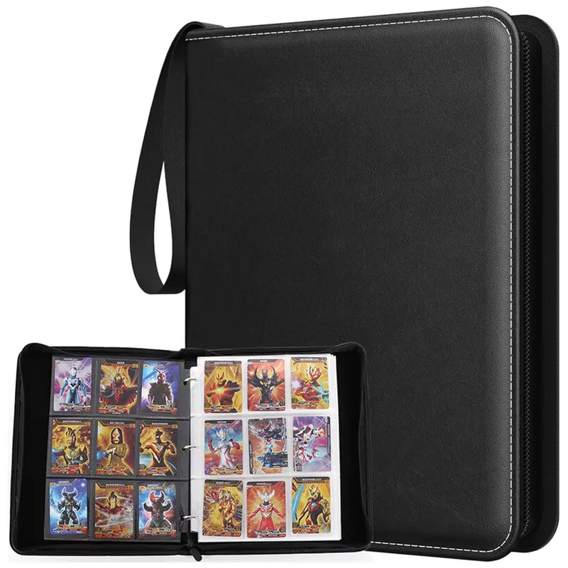 900-Slot Trading Card Storage Bag – Heavy-Duty Collector’S Album With Zippered Closure 1