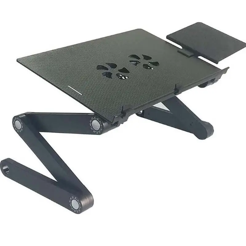 Adjustable Laptop Stand With Built-In Cooling Fan And Ergonomic Design 1