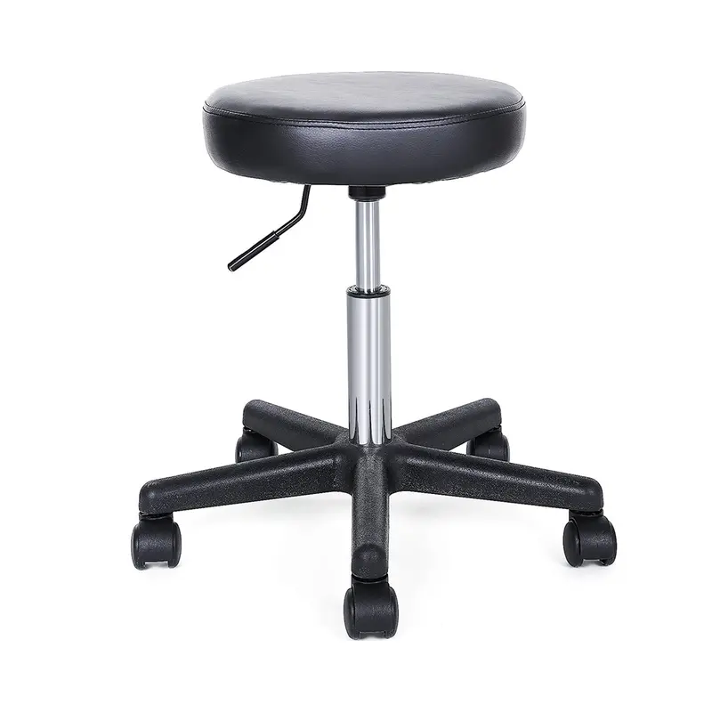 Adjustable Rolling Salon Stool – Ergonomic Spa & Beauty Chair With 360° Swivel 1