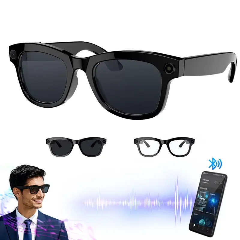 Ai-Powered Smart Glasses With 8K Camera, Chatgpt Integration, Touch Controls & Bluetooth Audio 1
