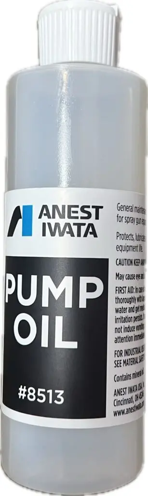Anest Iwata 8 Oz Pump Packing Lubricating Oil Bottle 1