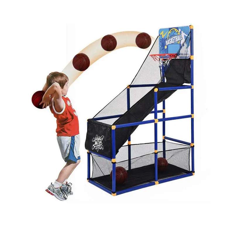 Arcade-Style Mini Basketball Hoop Game Set For Home Or Office 1