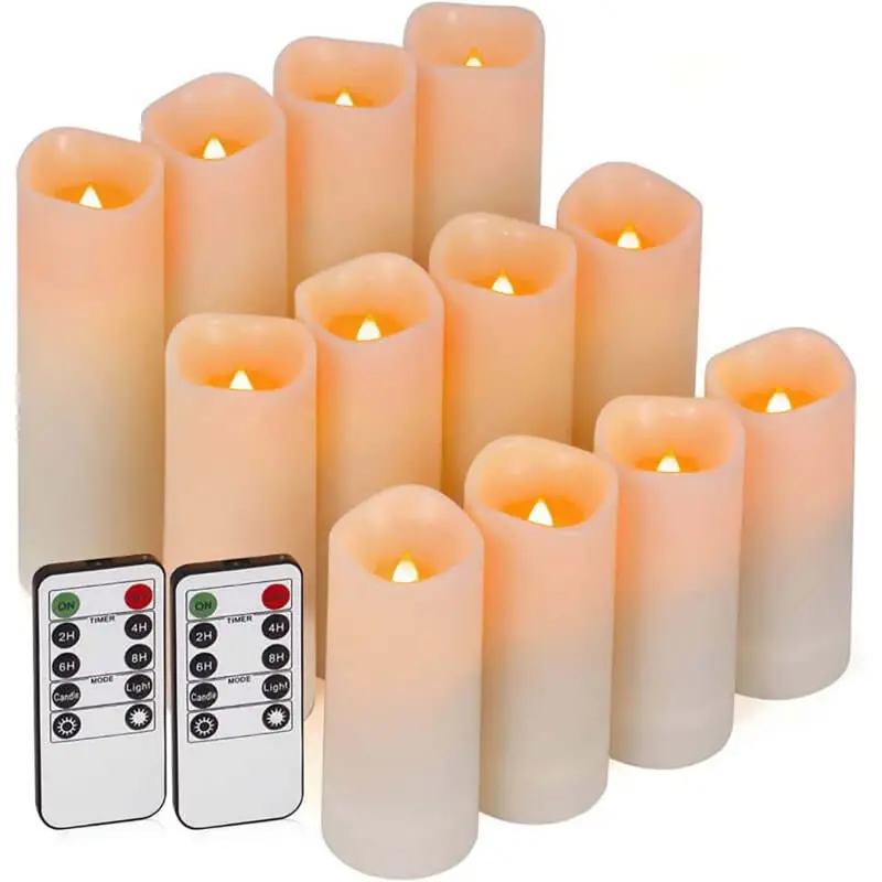 Battery-Powered Flameless Led Candles – Safe Flickering Ambience 1
