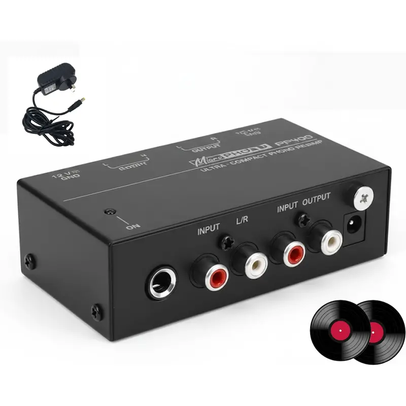 Behringer Pp400 Ultra-Compact Phono Preamp For Turntable Audio Enhancement 1