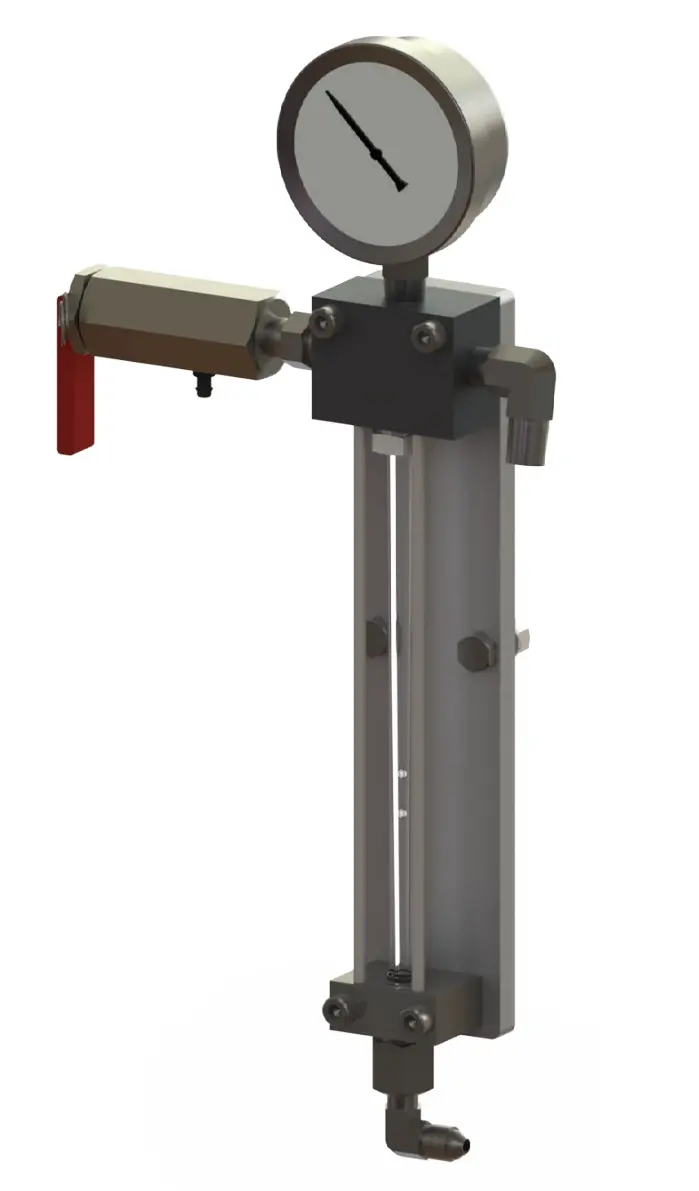 Binks 101-9470 Century Frp Catalyst Flow Meter Assembly 1