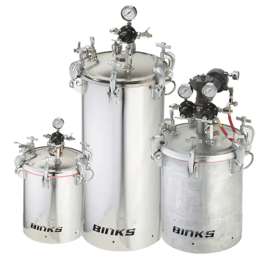 Binks 30-Gallon And 60-Gallon Industrial Pressure Tanks 1