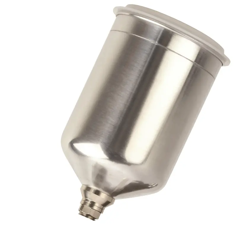 Binks 30Oz Aluminum Gravity Cup With 3/8"-19 Bsp Male Thread 1