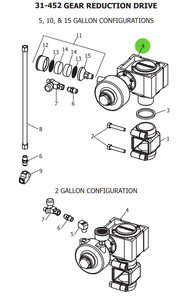 Binks 31-434 Flex-Coupled Agitator Drive With 15:1 Reduction 1