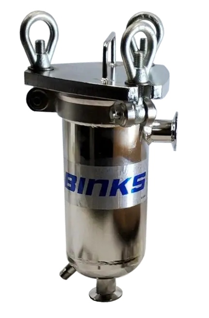 Binks 37-2001 15 Gpm Inline Filter Assembly With 1" Npt Ports 1