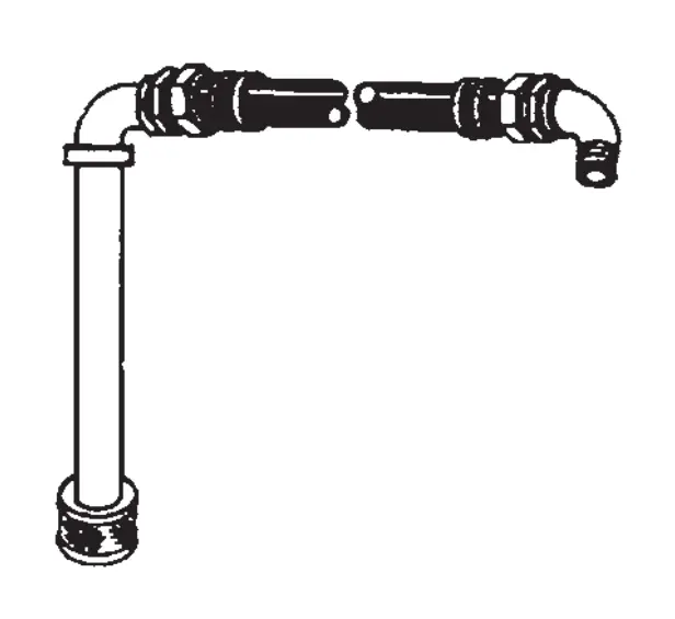 Binks 55-Gallon Stainless Steel Siphon Hose Kit — 3/4-Inch, Model 44-355 1