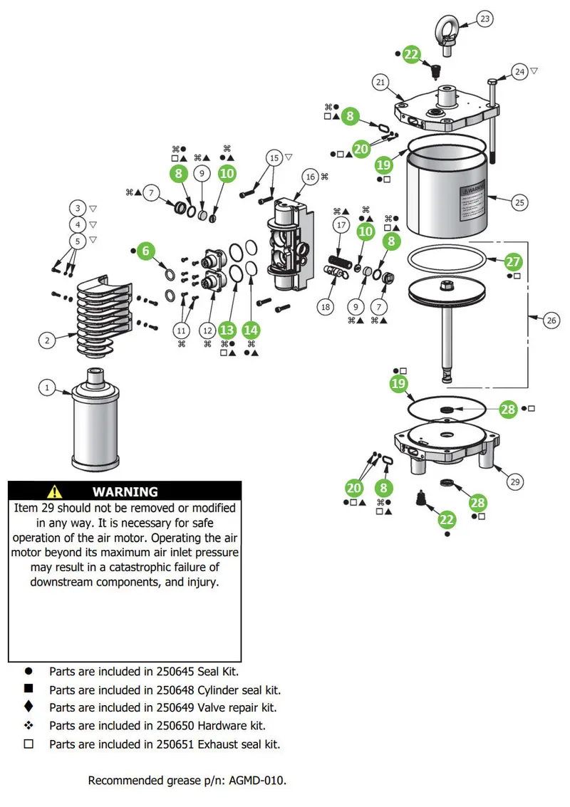Binks Ax160 Repair Kit – Complete Maintenance Package (250731) 1
