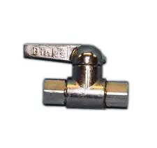Binks Low-Pressure 2-Way Ball Valve — 1/4" Female × 1/4" Female 1