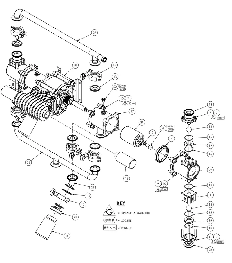 Binks Maple 15 Afp Pump Outlet Cylinder – Machined Replacement Part 1