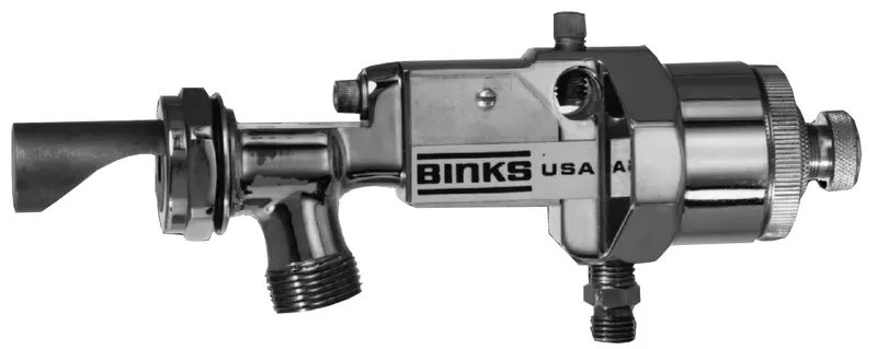 Binks Model 30 Automatic Glass Bead Dispensing Spray Gun System 1