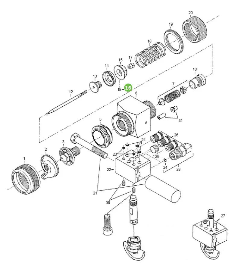 Binks T-Agb-104-K5 Five-Pack Set Screw Replacement Kit 1