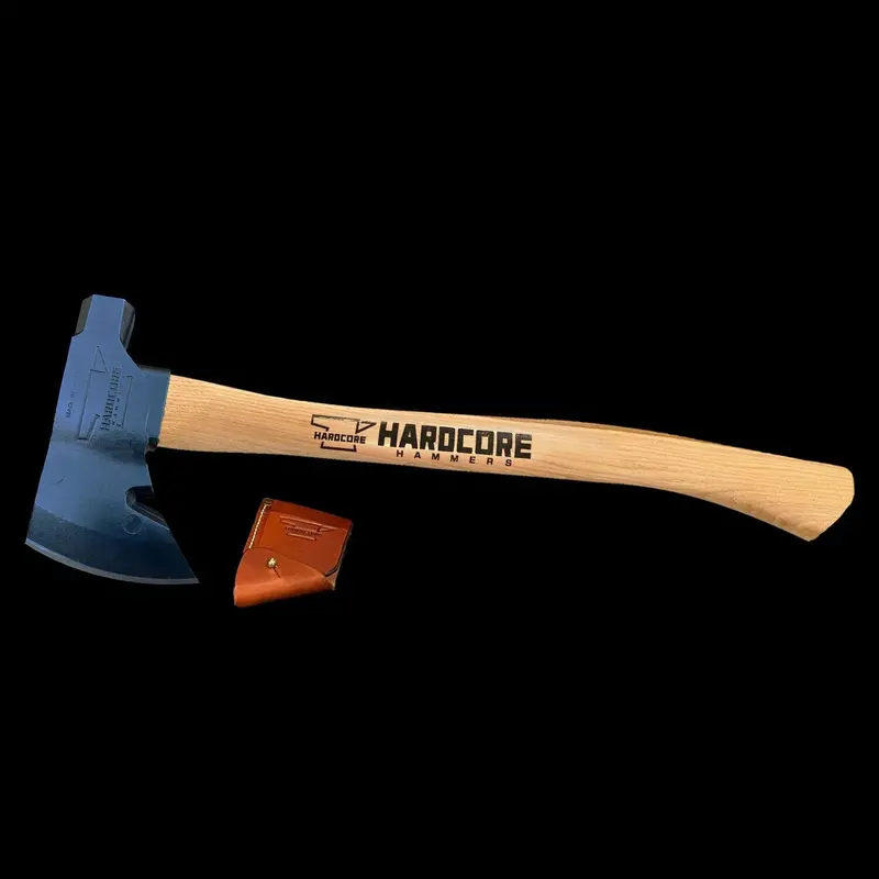 Blackened Survivalist Hatchet – Forged Steel Blade 1