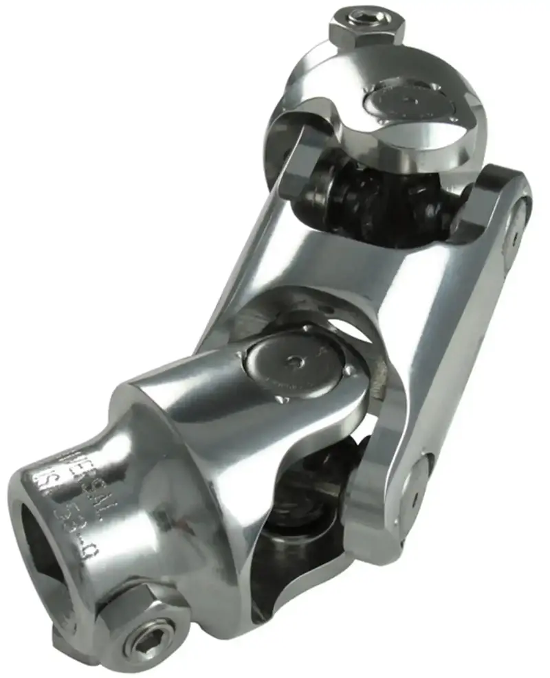 Borgeson Double U-Joint Steering Coupler – Polished Stainless Steel (3/4"-36 × 3/4"-30) 1