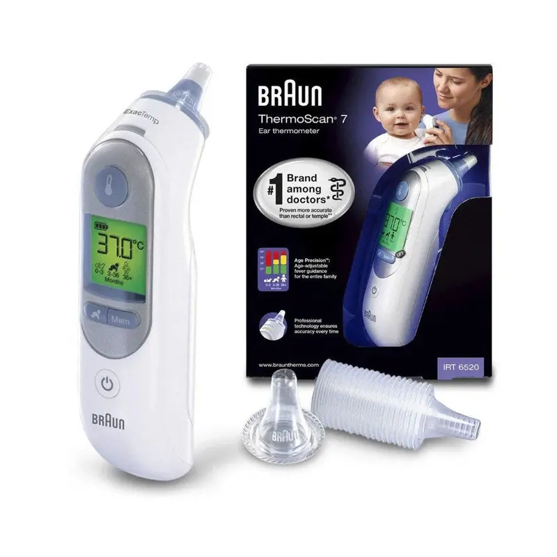 Braun Thermoscan 7 Digital Ear Thermometer With Age Precision 1